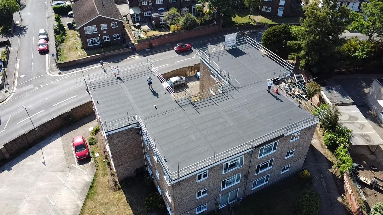 Flat roofs laid the right way